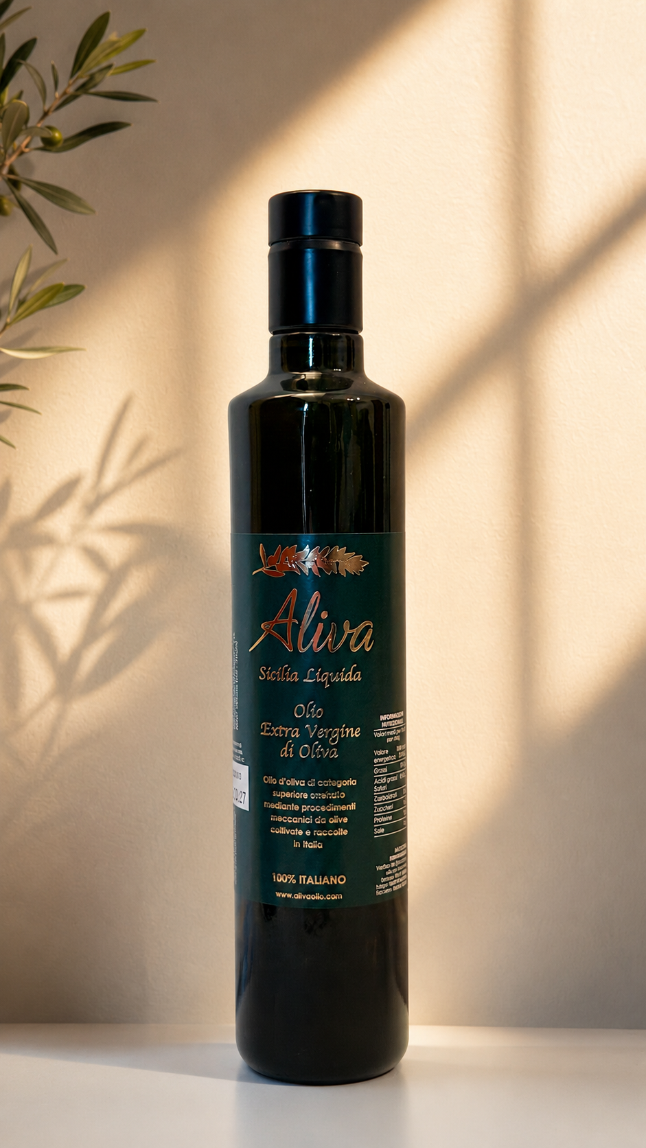 Tasting set 6 bottles - Aliva - Sicilia Liquida - EVOO 2025/2026 500 ml - Shipping included